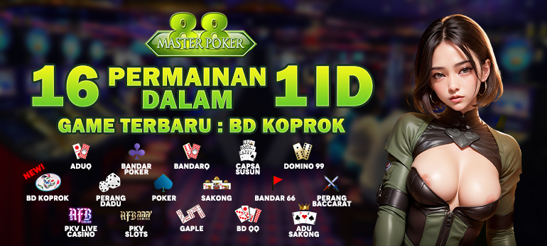 Permainan lengkap di Masterpoker88 seperti Bandar Remi, Domino99, dan PKV Slots